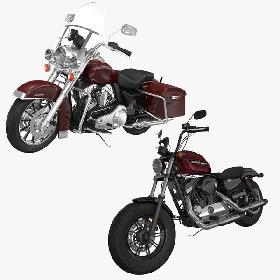 3D H-D Sportster & Road King model